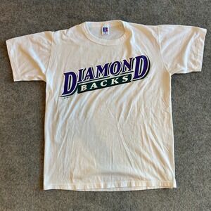 Vintage 90s Russel Athletic MLB Little League Diamond Backs T Shirt Adult Medium